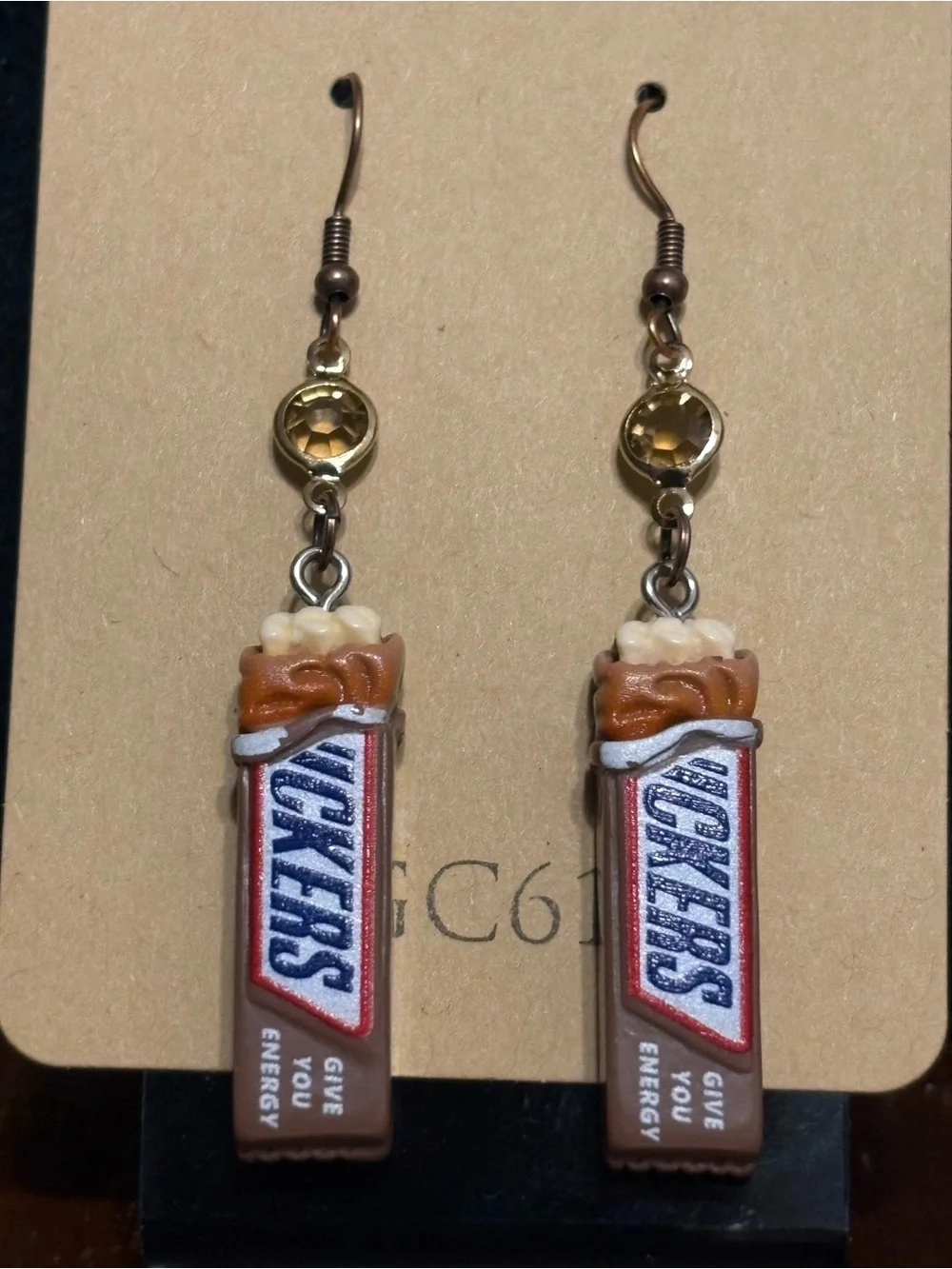 Candy Bar Earrings Novelty Food Earrings fun Jewelry